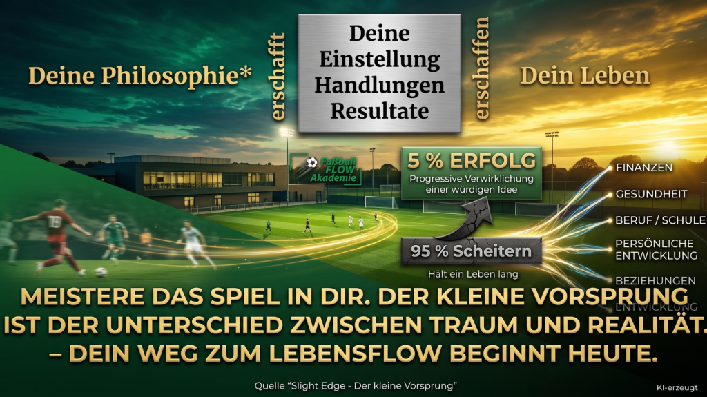 Der kleine Vorsprung Fußball FLOW Akademie - KI erzeugt