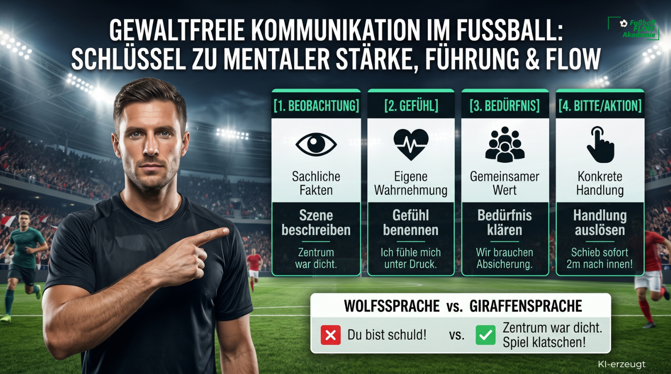 Gewaltfreie Kommunikation im Fußball-KI erzeugt
