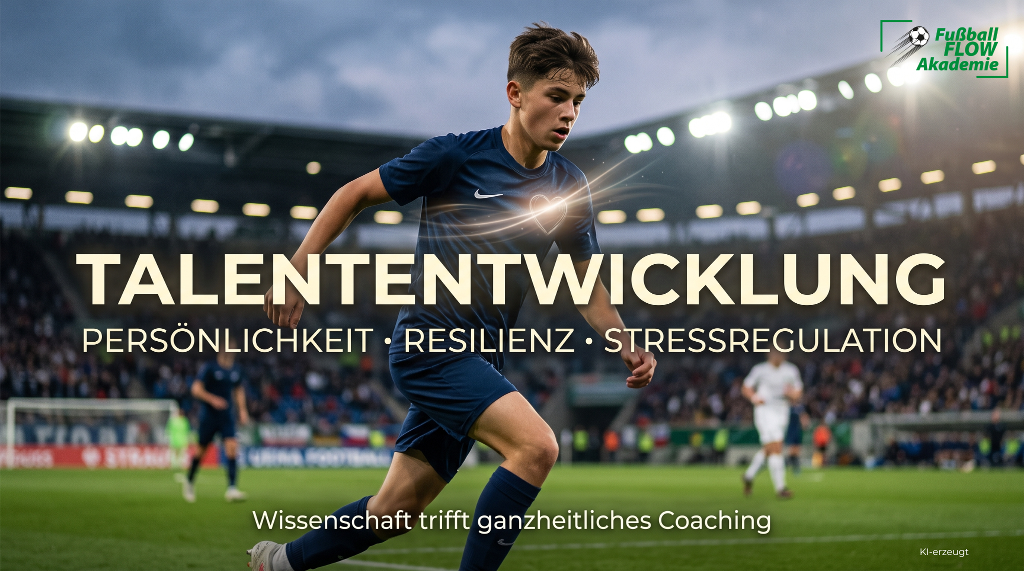 Talententwicklung bei der Fußball FLOW Akademie - KI-erzeugt